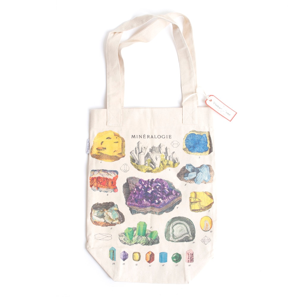 Cavallini, Tote, Art & School, Unisex, Canvas, Mineralogie, 572200